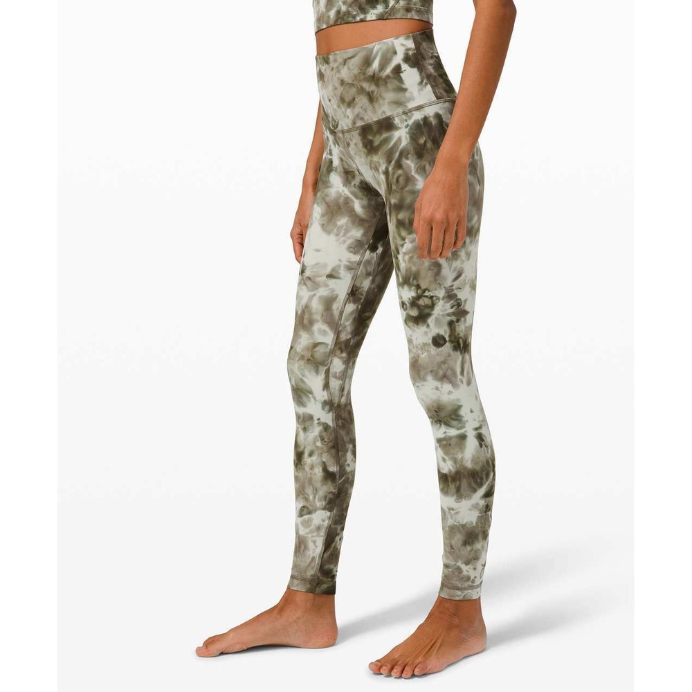 Lululemon Align Pant 28" Diamond Dye Diamond Dye Sage Army Green Dark Olive 4